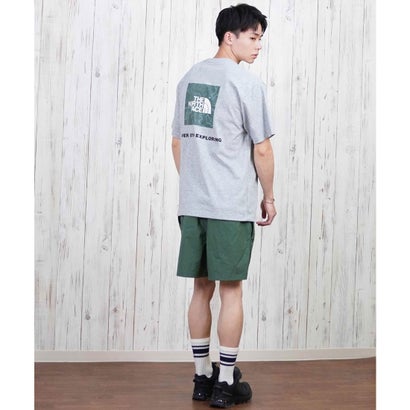 半袖 Tシャツ メンズ ショートスリーブバックスクエアートラバースロゴティー NT32543 （Z）｜詳細画像