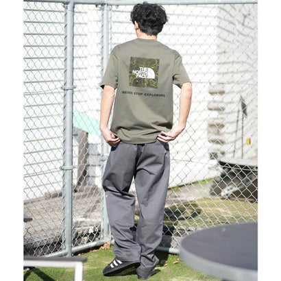 半袖 Tシャツ メンズ ショートスリーブバックスクエアートラバースロゴティー NT32543 （Z）｜詳細画像