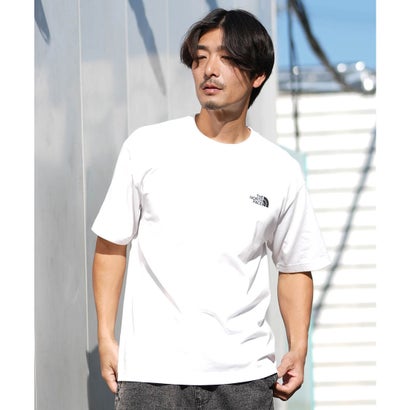 半袖 Tシャツ メンズ ショートスリーブバックスクエアートラバースロゴティー NT32543 （Z）｜詳細画像