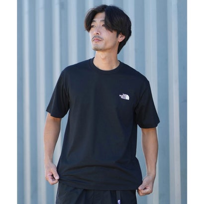 半袖 Tシャツ メンズ ショートスリーブバックスクエアートラバースロゴティー NT32543 （Z）｜詳細画像