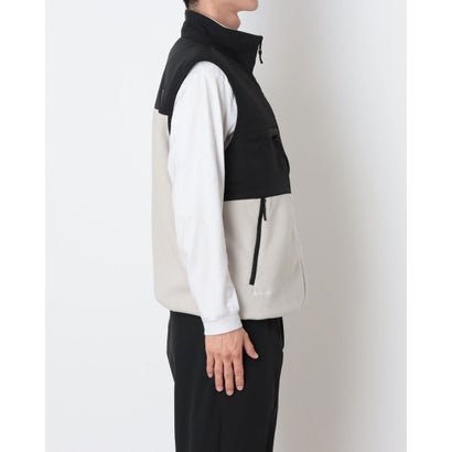 メンズ アウトドアカジュアル ジャケット SPORTSWEAR Denali Vest_デナリベスト(メンズ) NA62652 （フォッシルアイボリー×ブラック）｜詳細画像
