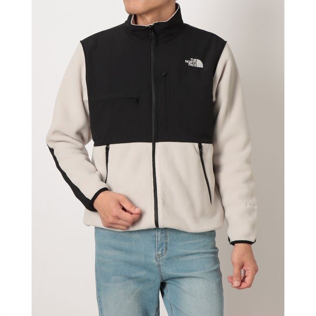 メンズ アウトドアカジュアル ジャケット SPORTSWEAR Denali Jacket_デナリジャケット(メンズ) NA62650 （フォッシルアイボリー×ブラック）