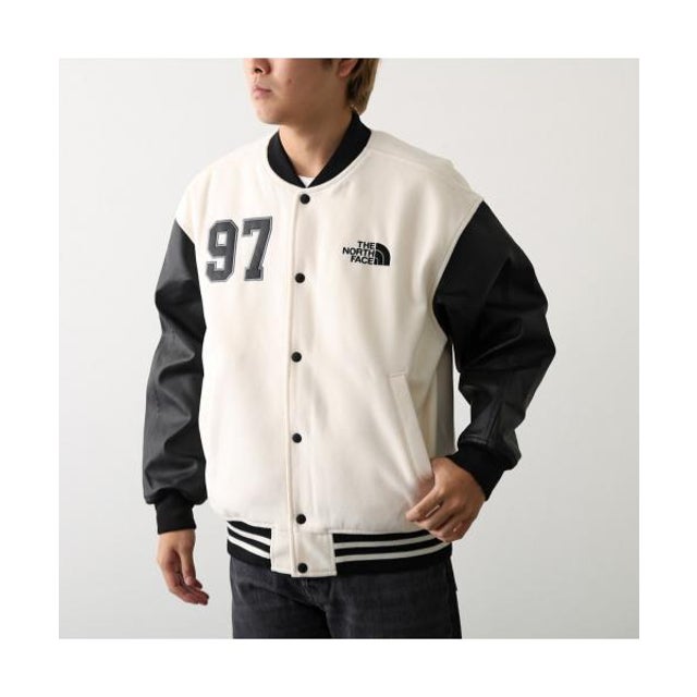 ジャケット VARSITY HEAT JACKET NJ3NR59 （L/CRE/CREAM-ホワイト他）