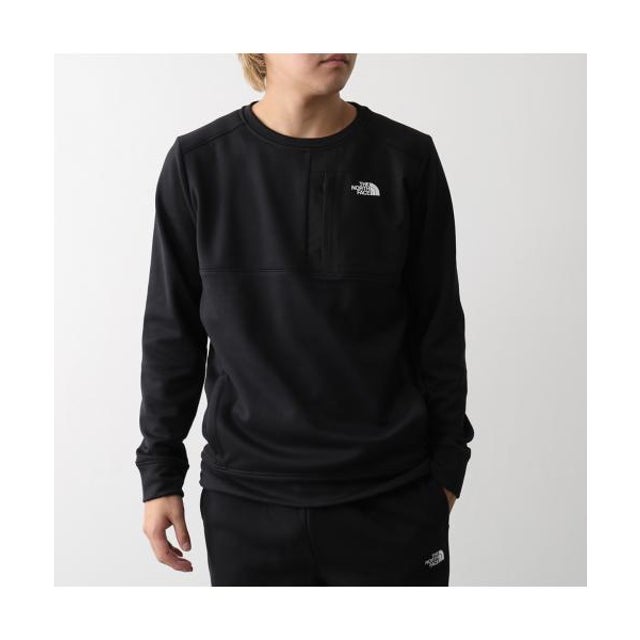 Tシャツ NF0A8JC8 長袖 カットソー 裏起毛 （JK3/TNF-BLACK-ブラック）