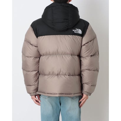 ザ・ノース・フェイス THE NORTH FACE メンズ アウトドアカジュアル ダウンジャケット SPORTSWEAR Nuptse Hoodie ヌプシフーディー(メンズ) ND92559 （マッシュルーム×ブラック）｜詳細画像