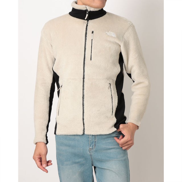 メンズ トレッキング フリースジャケット ZIP IN ZIP ZI Versa Mid Jacket ジップインバーサミッドジャケット(メンズ) NA72501 （フォッシルアイボリー）
