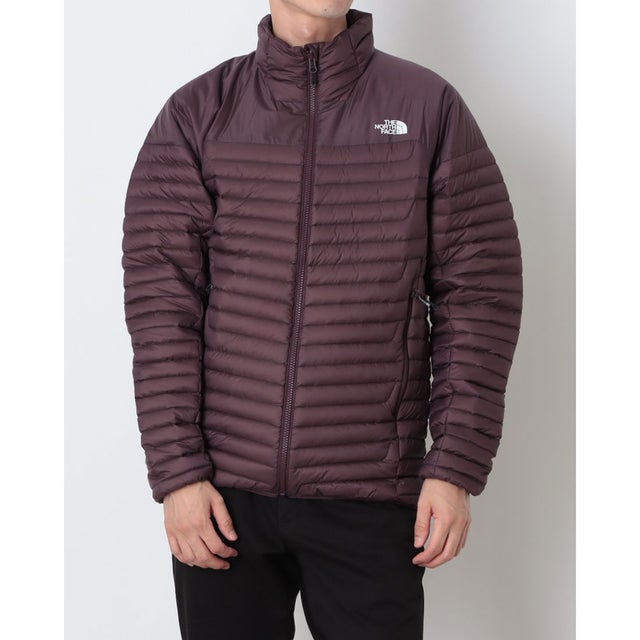 メンズ トレッキング ダウンジャケット Thunder Jacket  サンダージャケット(メンズ) NY82610 （ディープバーガンディ）