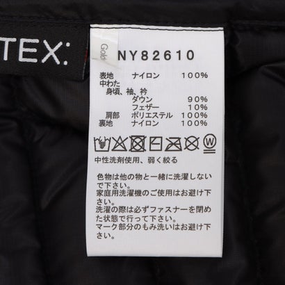 メンズ トレッキング ダウンジャケット Thunder Jacket  サンダージャケット(メンズ) NY82610 （ブラック）｜詳細画像