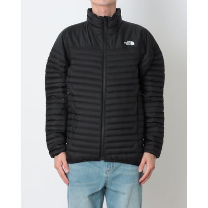 メンズ トレッキング ダウンジャケット Thunder Jacket  サンダージャケット(メンズ) NY82610 （ブラック）｜詳細画像