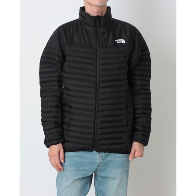 メンズ トレッキング ダウンジャケット Thunder Jacket  サンダージャケット(メンズ) NY82610 （ブラック）