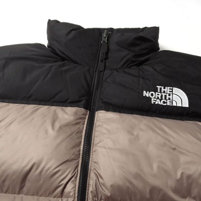 メンズ アウトドアカジュアル ダウンジャケット SPORTSWEAR Nuptse Jacket ヌプシジャケット(メンズ) ND92555 （マッシュルーム×ブラック）｜詳細画像