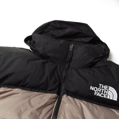 メンズ アウトドアカジュアル ダウンジャケット SPORTSWEAR Nuptse Jacket ヌプシジャケット(メンズ) ND92555 （マッシュルーム×ブラック）｜詳細画像