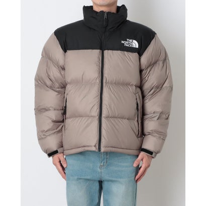 ザ・ノース・フェイス THE NORTH FACE メンズ アウトドアカジュアル ダウンジャケット SPORTSWEAR Nuptse Jacket ヌプシジャケット(メンズ) ND92555 （マッシュルーム×ブラック）｜詳細画像