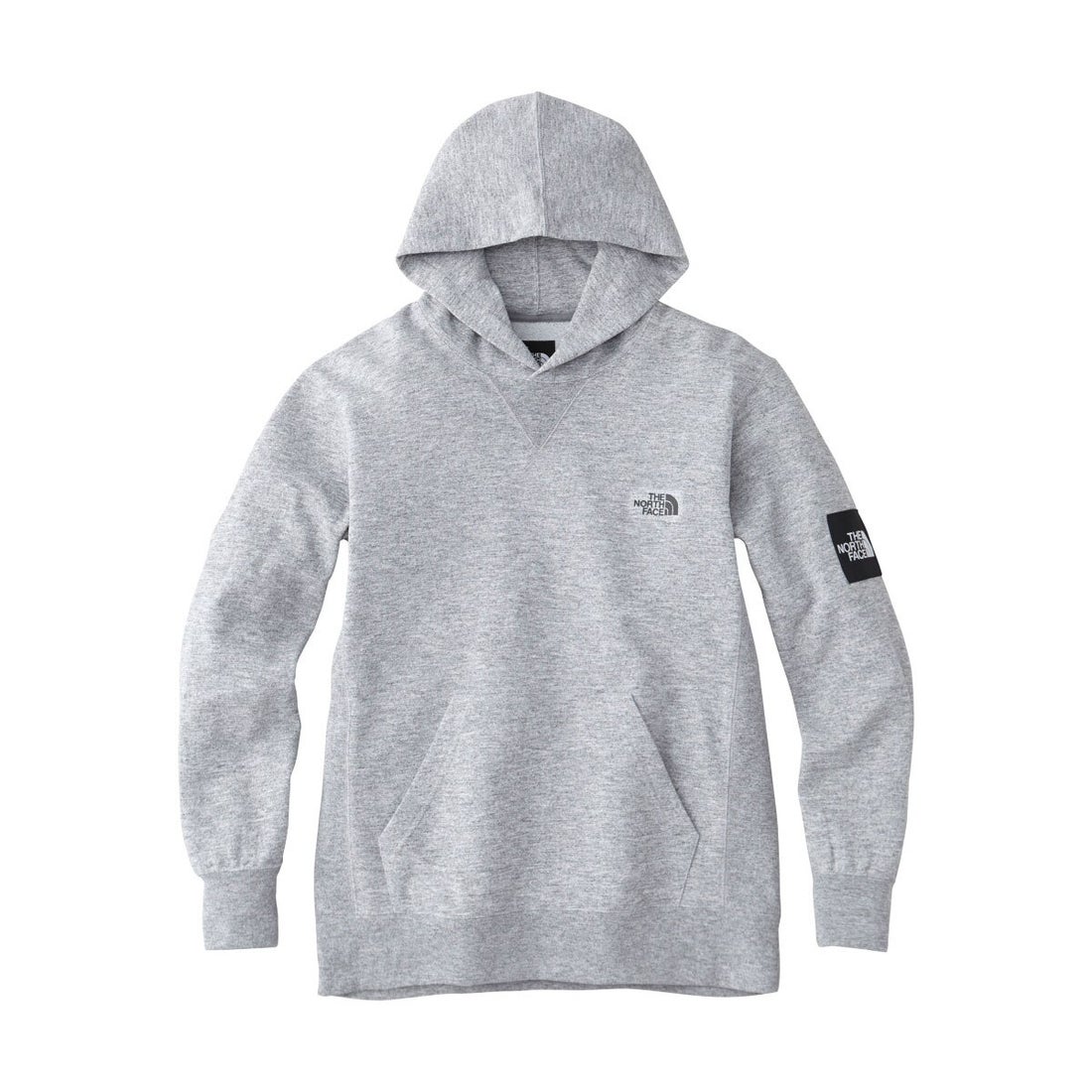 the north face square logo hoodie