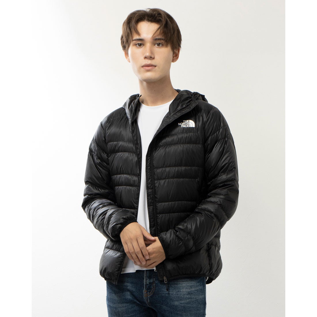 ザ ノース フェイス THE NORTH FACE メンズ ダウンジャケット Light Heat Hoodie_ライトヒートフーディー  ND92334 （ブラック）