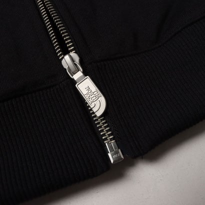 アウトドアカジュアル スウェットパーカー LOGOWEAR スモールロゴヘザースウェットフルジップフーディ() NT62639 （ブラック）｜詳細画像
