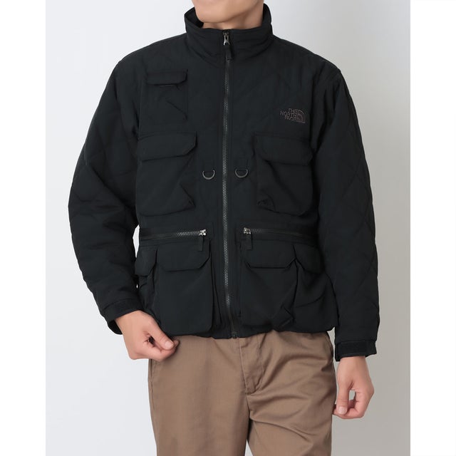 アウトドアカジュアル 中綿ジャケット MOUNTAIN CULTURE Quilting Utility Jacket_キルティングユーティリティジャケット() NY82630 （ブラック）