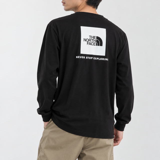 Evolution Box NSE Long Sleeve Tee エヴォリューション ボックス ロング スリーブ Tシャツ ロンT （ブラック）