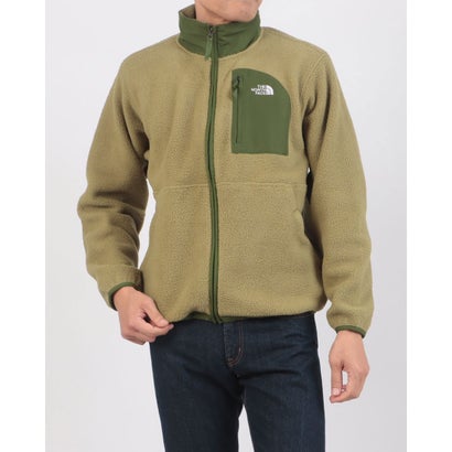 Yumiori Off Peak Full Zip Jacket ユミオリ オフピーク フルジップ ジャケット フリース ジャケット （カーキ）｜詳細画像