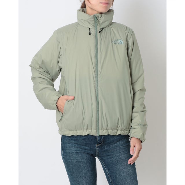 レディース アウトドアカジュアル 中綿ジャケット ZIP IN ZIP ZI S-Nook Jacket_ジップインサニーヌックジャケット(レディース) NYW82603 （ティーグリーン）