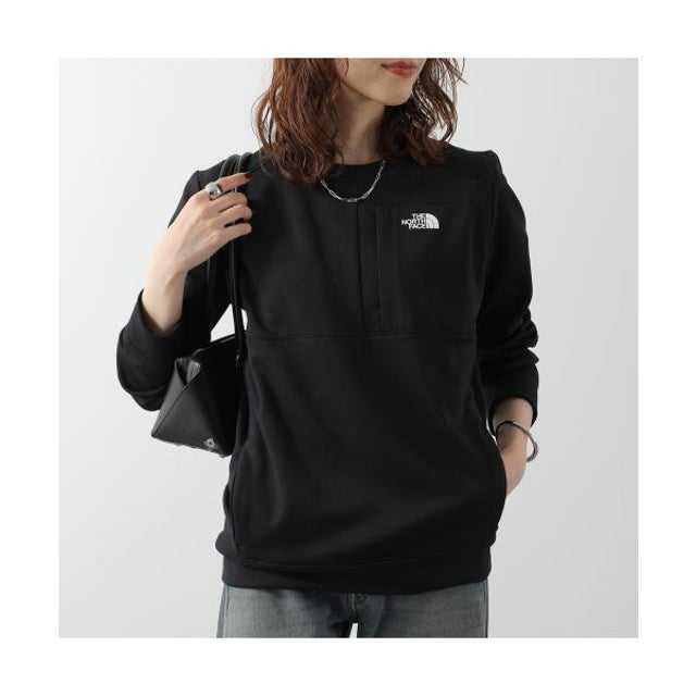 Tシャツ NF0A8JC8 長袖 カットソー 裏起毛 （JK3/TNF-BLACK-ブラック）