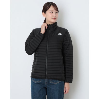 レディース アウトドアカジュアル 中綿ジャケット ZIP IN ZIP Thunder Jacket  サンダージャケット(レディース) NYW82610 （ブラック）｜詳細画像