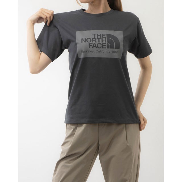 
                    ザ ノース フェイス レディース アウトドア 半袖Tシャツ S/S California Logo Tee_ショートスリーブカリフォルニアロゴティー NTW32453 （アスファルトグレー）