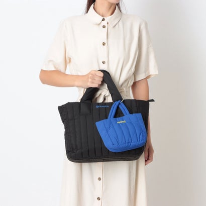 キルト親子BAG M （ブラック）｜詳細画像