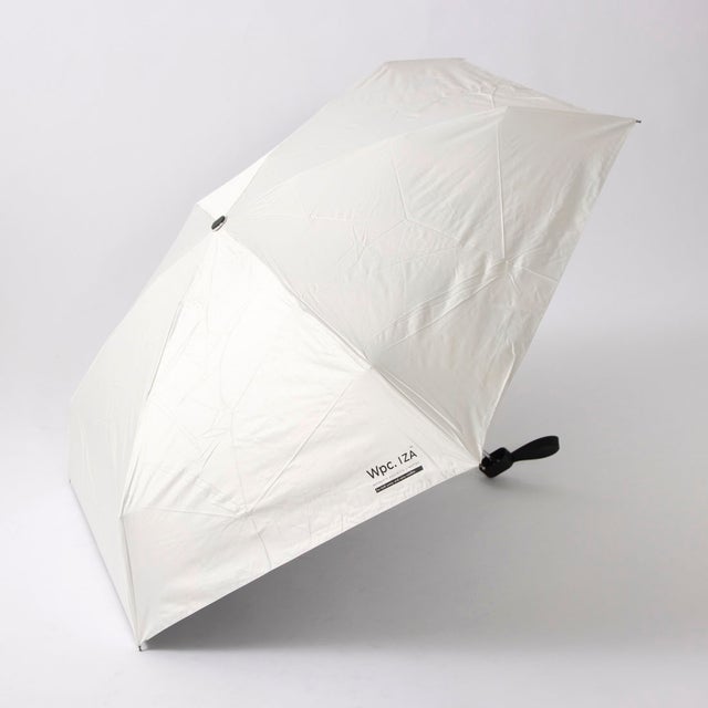 
                    【完全遮光 晴雨兼用】超撥水加工コンパクトスタイル折りたたみ傘 （オフホワイト）