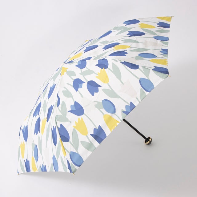 
                    ブルーミングチューリップmini折傘 （ブルー）