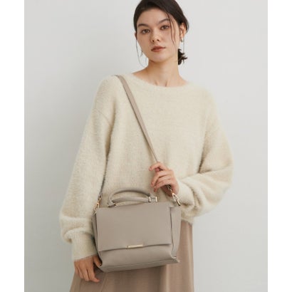 ザ ショップ ティーケー  (ウィメン) THE SHOP TK(Women) ミドル2WAYハンドルバッグ （グレージュ(050)）｜詳細画像