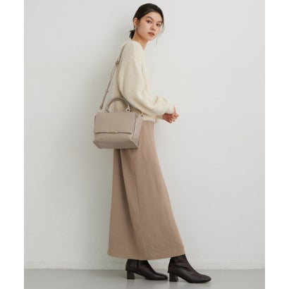 ザ ショップ ティーケー  (ウィメン) THE SHOP TK(Women) ミドル2WAYハンドルバッグ （グレージュ(050)）｜詳細画像