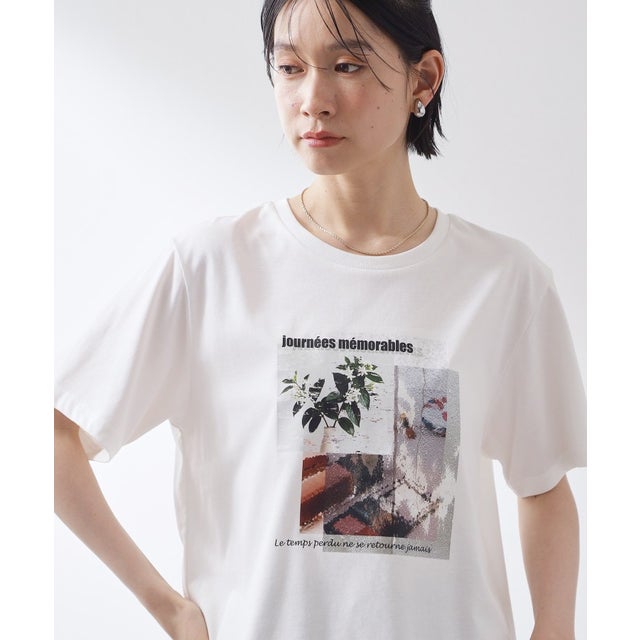 【多機能】プリントアソートTシャツ （オフホワイト(403)）