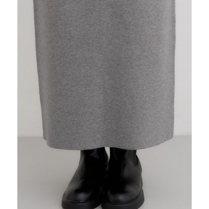 ザ ショップ ティーケー  (ウィメン) THE SHOP TK(Women) KINOCO ニットスカート （チャコールグレー(013)）｜詳細画像