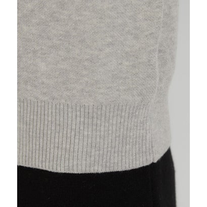ザ ショップ ティーケー  (ウィメン) THE SHOP TK(Women) DENIM衿ワンポイント刺繍ニット （ブラウン(043)）｜詳細画像