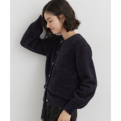 ザ ショップ ティーケー  (ウィメン) THE SHOP TK(Women) 静電防止レトロフェザーカーデ （ブルー(092)）｜詳細画像