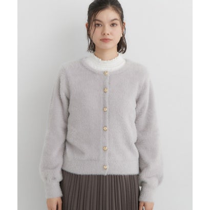 ザ ショップ ティーケー  (ウィメン) THE SHOP TK(Women) 静電防止レトロフェザーカーデ （スミクロ(018)）｜詳細画像