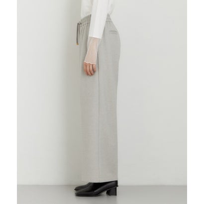 ザ ショップ ティーケー  (ウィメン) THE SHOP TK(Women) ツイル起毛ワイドイージーパンツ （チャコールグレー(014)）｜詳細画像