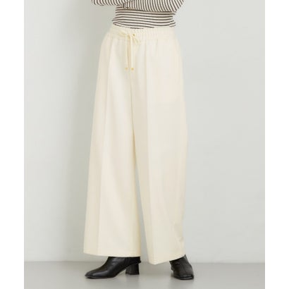 ザ ショップ ティーケー  (ウィメン) THE SHOP TK(Women) ツイル起毛ワイドイージーパンツ （アイボリー(004)）｜詳細画像