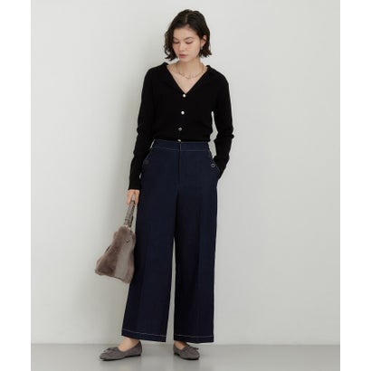 ザ ショップ ティーケー  (ウィメン) THE SHOP TK(Women) デニムステッチマリンパンツ （ブルー(092)）｜詳細画像