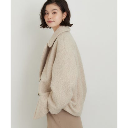 ザ ショップ ティーケー  (ウィメン) THE SHOP TK(Women) ナッピングコクーンジャケット （ネイビー(094)）｜詳細画像