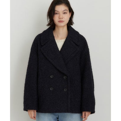 ザ ショップ ティーケー  (ウィメン) THE SHOP TK(Women) ナッピングコクーンジャケット （グレージュ(050)）｜詳細画像