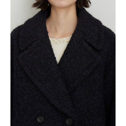 ザ ショップ ティーケー  (ウィメン) THE SHOP TK(Women) ナッピングコクーンジャケット （グレージュ(050)）｜詳細画像