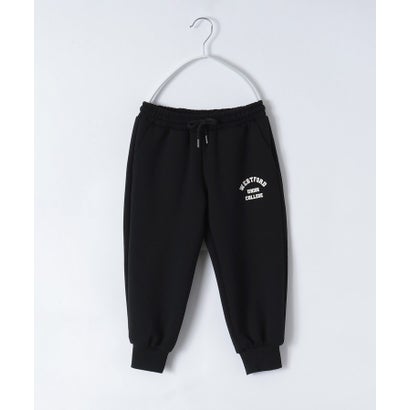 ザ ショップ ティーケー (キッズ) THE SHOP TK(Kids) 【110-160】ダンボールロゴパンツ （スミクロ(018)）｜詳細画像