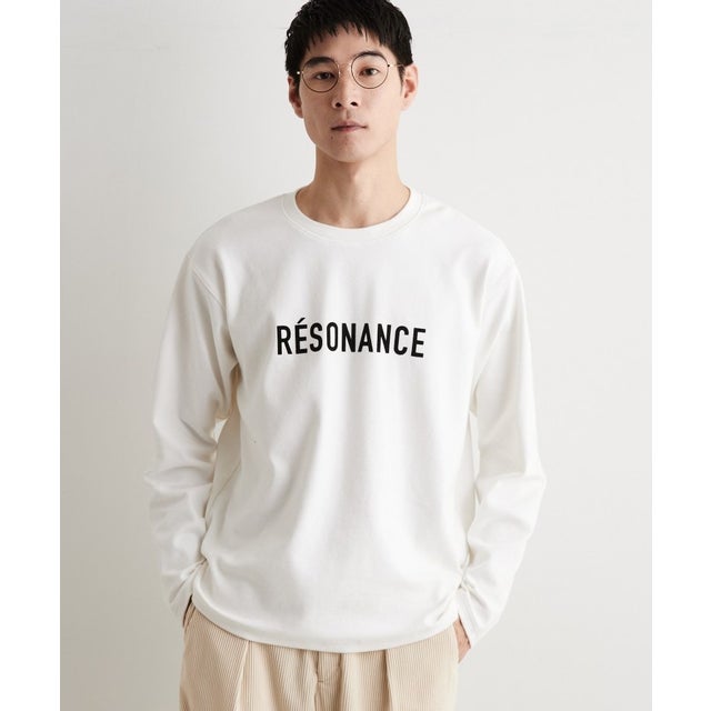 フロッキーロゴT L／S （オフホワイト(003)）