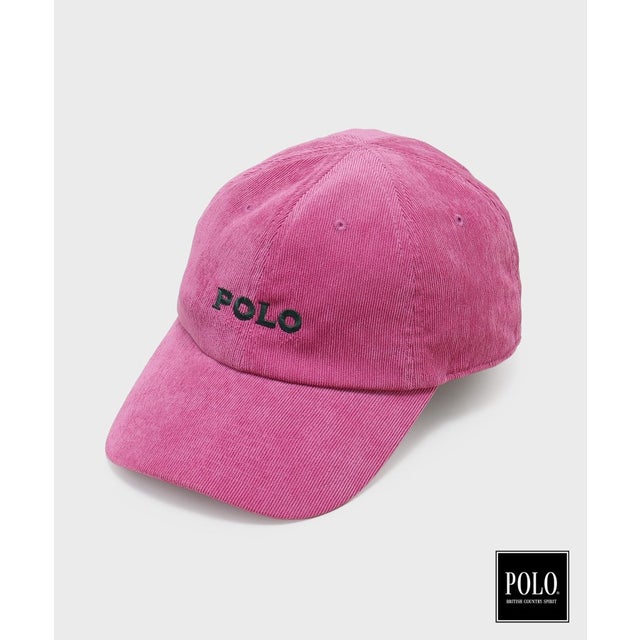 POLO BCS / コーデュロイ刺繍キャップ （ピンク(073)）