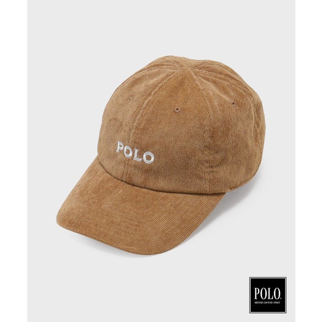 POLO BCS / コーデュロイ刺繍キャップ （ブラウン(043)）