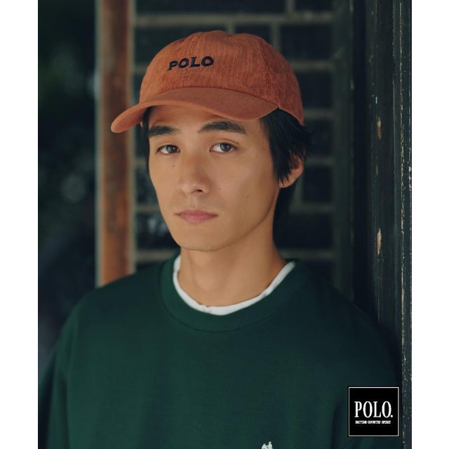POLO BCS / コーデュロイ刺繍キャップ （オレンジ(069)）