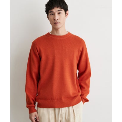 ザ ショップ ティーケー(メンズ) THE SHOP TK(Men) コットンカシミヤブレンドニット （オレンジ(069)）｜詳細画像