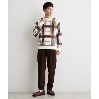 ザ ショップ ティーケー(メンズ) THE SHOP TK(Men) コットンカシミヤブレンドニット （オレンジ(069)）｜詳細画像